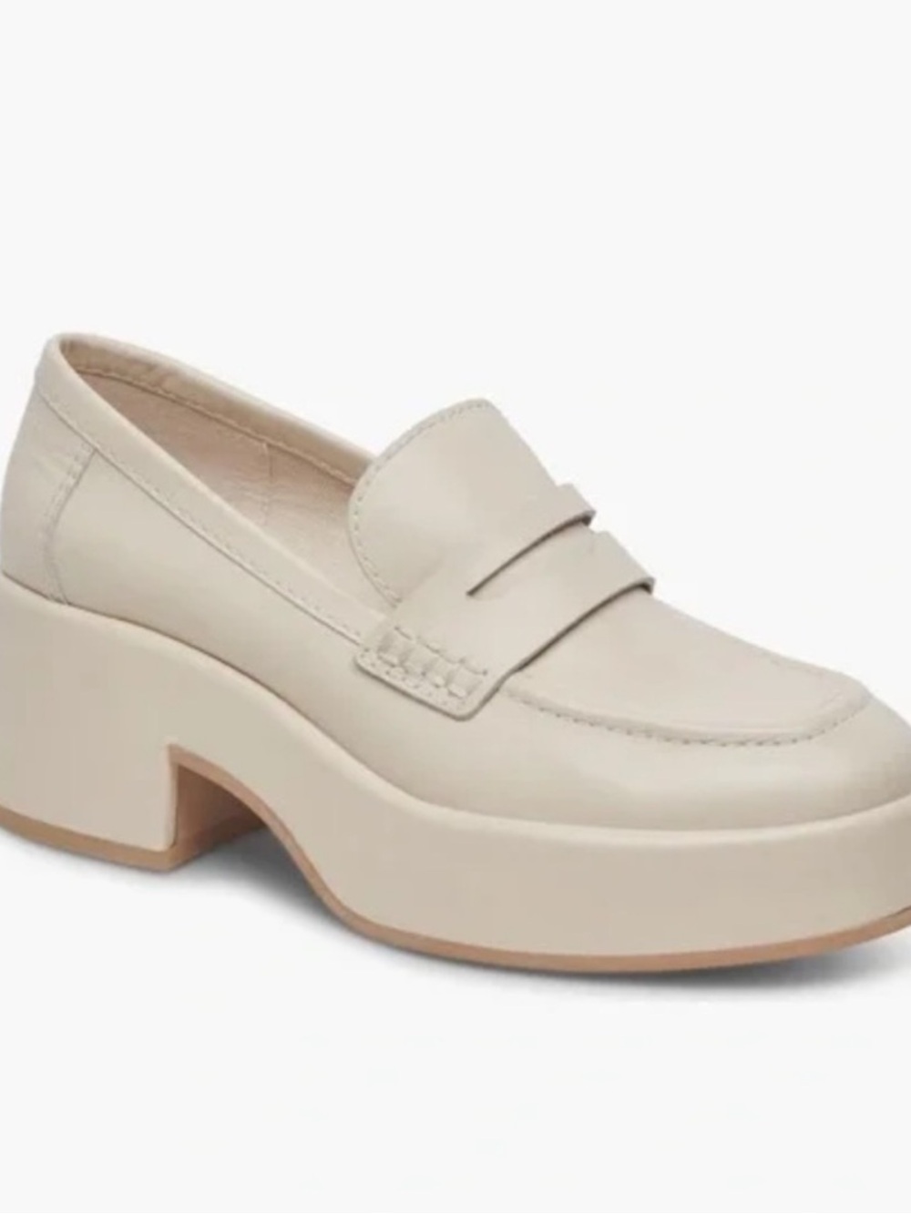 Dolce Vita Cream Yanii Loafers Sz 8